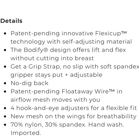 Soma Black Bodify Perfect Coverage Underwire Bra 34D - Picture 6 of 7